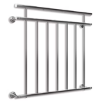 Balustradă pentru balcon in stil francez, inox, 90x100cm, Monzana®