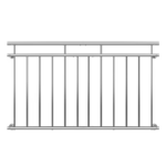 Balustradă pentru balcon in stil francez, inox, 90x156cm, Monzana®