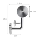 Set de 5 balustrade modulare din oțel inoxidabil 4,2x500cm, Monzana® - imagine 8
