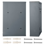 Set de 6 cutii poștale argintii cu câte 2 chei fiecare, otel galvanizat, Monzana® - imagine 6