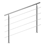Balustradă pentru scară, oțel inoxidabil, 150cm, 4 bare, Monzana®