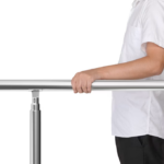 Balustradă pentru scară, oțel inoxidabil, 100cm, 4 bare, Monzana® - imagine 9