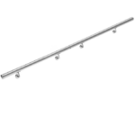 Set de 2 balustrade modulare, din oțel inoxidabil 4,2x200cm, Monzana®