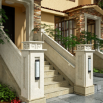 Set de 5 balustrade modulare din oțel inoxidabil 4,2x500cm, Monzana® - imagine 4