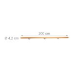 Balustradă lemn 200cm pentru balustradă, Ø4,2cm