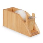 Dispenser de bandă adezivă din bambus