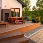 Semineu exterior cu gratar, cos de fum, din otel, 2 in 1 – incalzitor exterior si gratar pe lemne, negru, Relaxdays - imagine 5