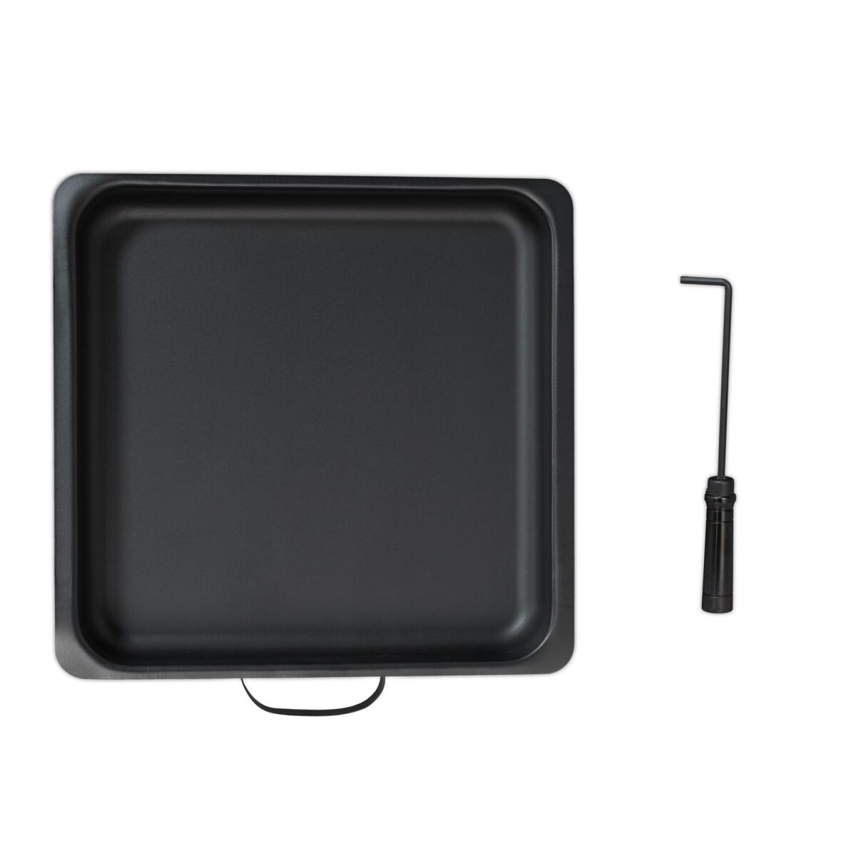 Semineu exterior cu gratar, cos de fum, din otel, 2 in 1 – incalzitor exterior si gratar pe lemne, negru, Relaxdays - imagine 7