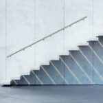 Balustradă extensibilă din oțel inoxidabil, argintiu, 100 cm - imagine 7