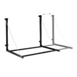 Raft suspendat pentru anvelope, extensibil 81 - 130 cm, otel, negru, Relaxdays - imagine 5