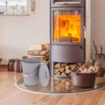 Galeata cu capac pentru cenusa, din otel, 24 L, gri, Relaxdays - imagine 5