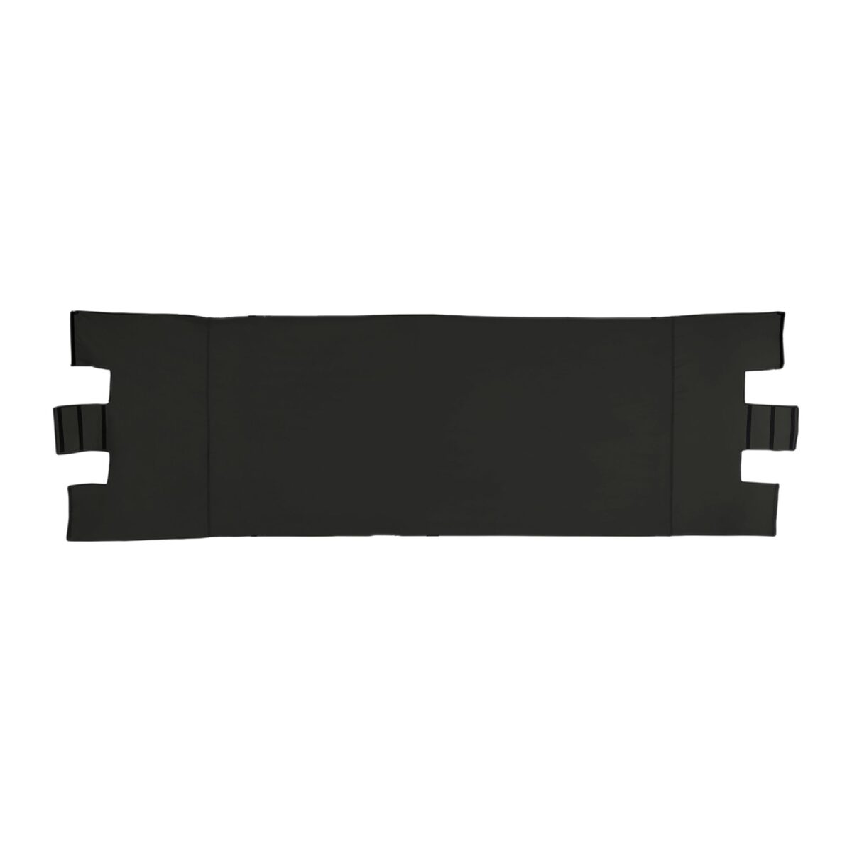 Suport metalic XXL copertina pentru lemne, 122 x 370 x 38,5 cm, exterior si interior, otel, negru, Relaxdays - imagine 5