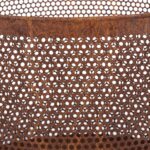 Vatra de foc din otel si plasa metalica, stil vintage, 53 x 44 cm, Relaxdays - imagine 6