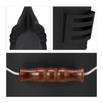 Galeata pentru cenusa cu capac si set de curatare semineu, 19 litri, otel, negru, Relaxdays - imagine 8