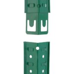 Raft metalic pentru depozitare, 4 polite MDF reglabile, sutine 280 kg, 156 x 80 x 40 cm, Relaxdays - imagine 4