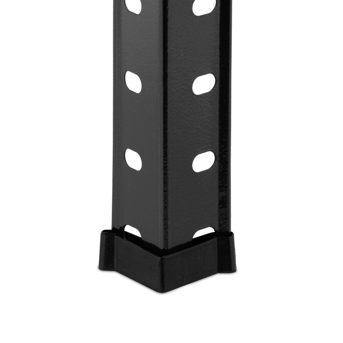 Raft metalic cu 4 polite reglabile, sustine 160 kg, negru, 147 x 75 x 30 cm, Relaxdays - imagine 8