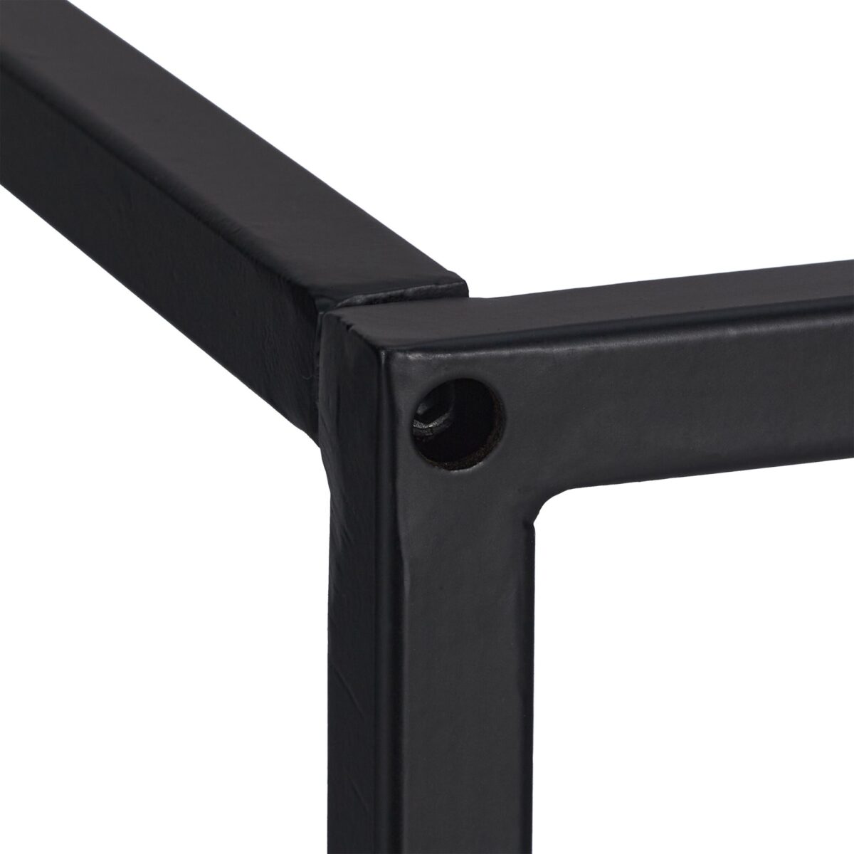 Suport lemne pentru semineu, decorativ si functional, negru, otel, 40 x 30 x 30 cm, Relaxdays - imagine 8