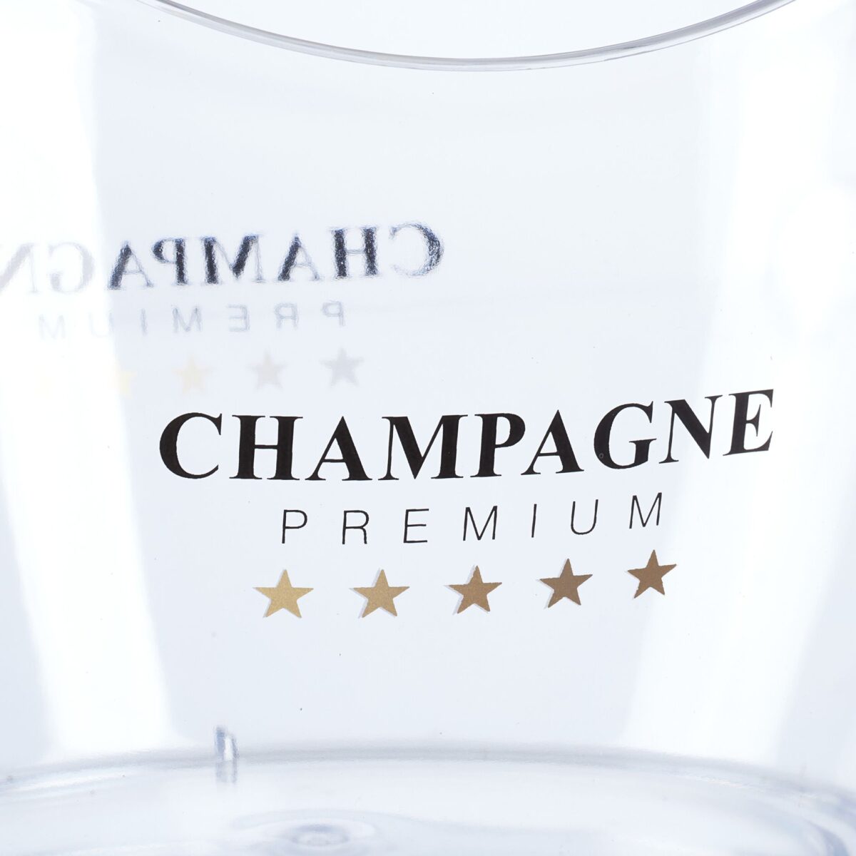 Frapiera transparenta pentru sticle „Champagne Premium”, 8 litri, plastic, Relaxdays - imagine 6