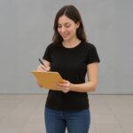 Set de 6 clipboarduri cu aspect de lemn, A4 - imagine 2