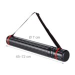 Tub pentru postere extensibil, roșu/negru, 45–72 x 7 cm, marime S - imagine 4