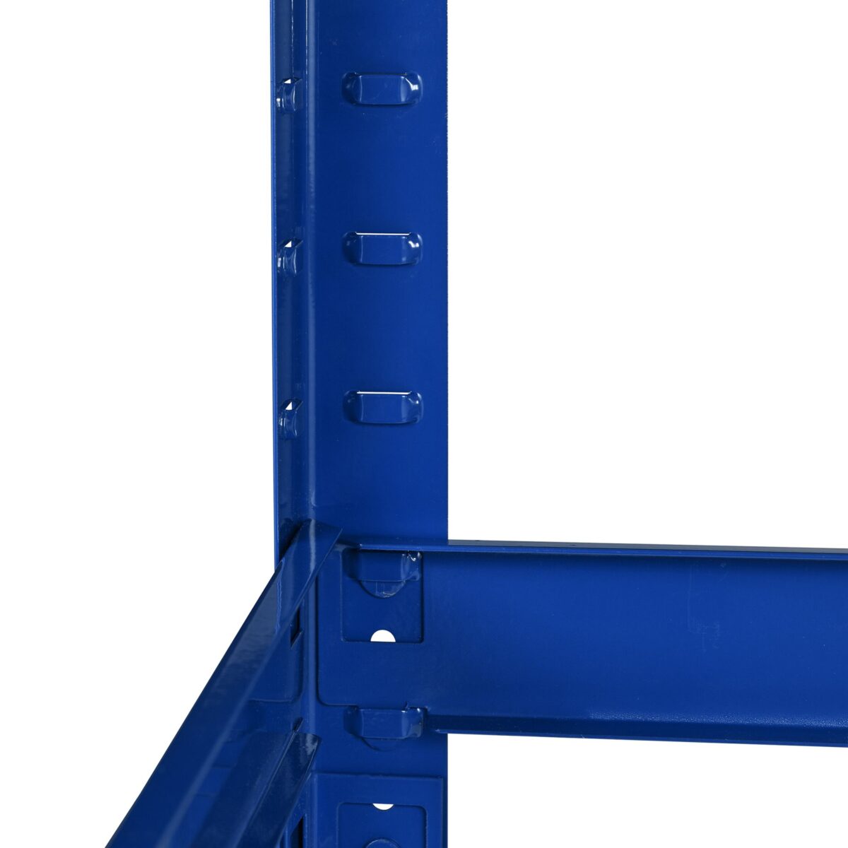 Raft pentru anvelope, din otel, capacitate 8 anvelope, Polita din MDF, albastru, Relaxdays - imagine 8