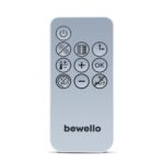 Incalzitor de perete cu suport pentru prosoape, 800-2000W, incalzire 18 - 45 °C, 240V, alb, Bewello - imagine 6