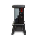 Semineu electric Bewello, 900/1800W, efect LED de flacara, incalzitor radiant, portabil, 36 x 21,5 x 36 cm, negru - imagine 5