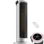 Incalzitor Ceramic 2000W Alb cu Telecomanda, Oscilatie 70°, Timer si 4 Moduri, Ventilator, Display, Monzana®
