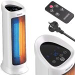 Incalzitor Ceramic Alb 2000W cu Oscilatie, Telecomanda si Timer, 4 trepte, Display, Monzana®