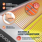 Radiator infrarosu exterior MONZANA 2500W – incalzitor electric cu picior reglabil si telecomanda, Argintiu - imagine 7