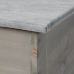 Casuta pentru arici - Cu usa, podea, intrare labirint si acoperis impermeabil, 21 x 46 x 34 cm, Gri - imagine 7