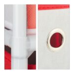 Raft pentru copii cu 4 cutii textile pentru jucarii, Roz, 62 x 53 x 30 cm - imagine 6