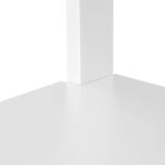 Masa si 2 Scaune Copii – Mobilier Alb Copii Modern din MDF, 3 Piese pentru Camera Copilului - imagine 7