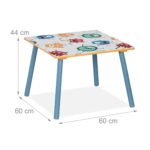 Set Masa si 2 Scaune pentru Copii – Design Colorat cu Monster, 3 Piese - imagine 7