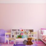 Set Masa si 2 Scaune Copii cu Tabla de Colorat si Rafturi – Mobilier 3 Piese Alb-Bej - imagine 9