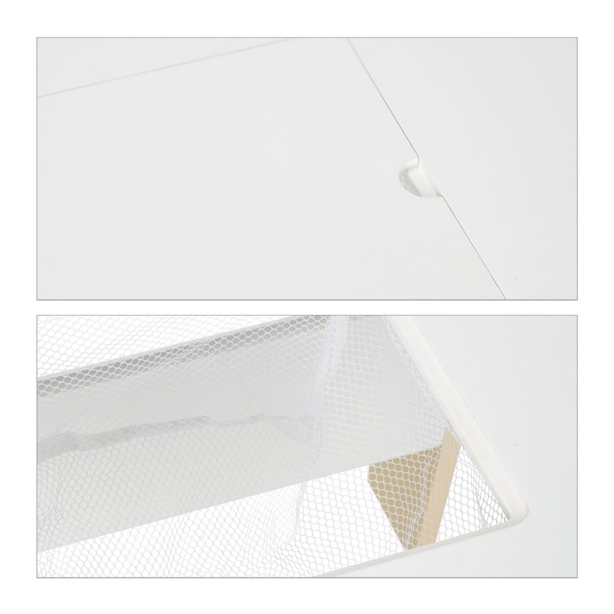 Set Masa si 2 Scaune Copii cu Tabla de Colorat si Rafturi – Mobilier 3 Piese Alb-Bej - imagine 4