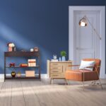 Masa consola ingusta cu sertar – Mobilier practic si elegant pentru hol, Maro inchis, 80 x 100 x 30 cm - imagine 3