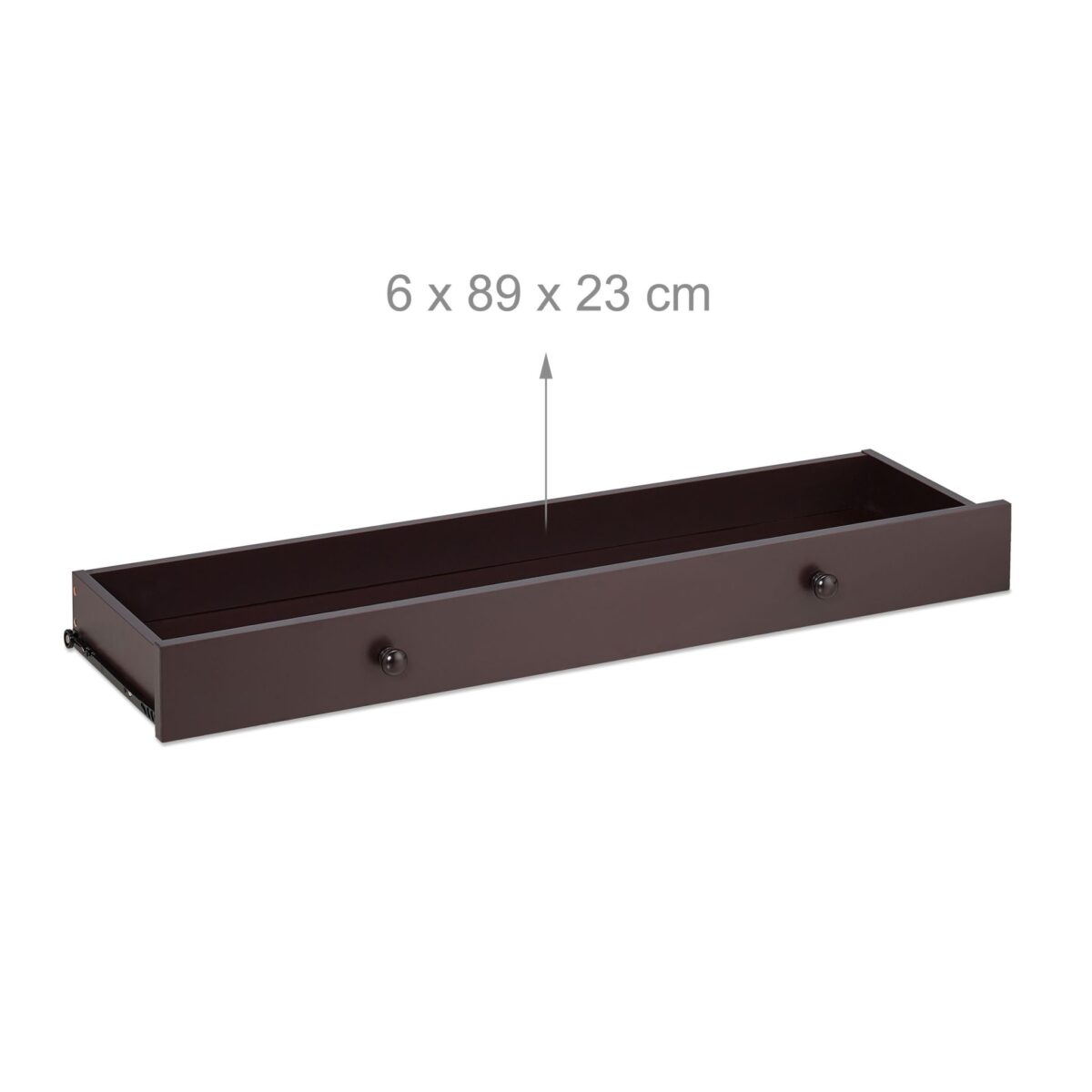 Masa consola ingusta cu sertar – Mobilier practic si elegant pentru hol, Maro inchis, 80 x 100 x 30 cm - imagine 5