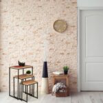Set 3 Măsuțe Laterale Decorative pentru Living – Stejar Rustic, Meta - imagine 2