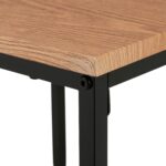 Set 3 Măsuțe Laterale Decorative pentru Living – Stejar Rustic, Meta - imagine 6