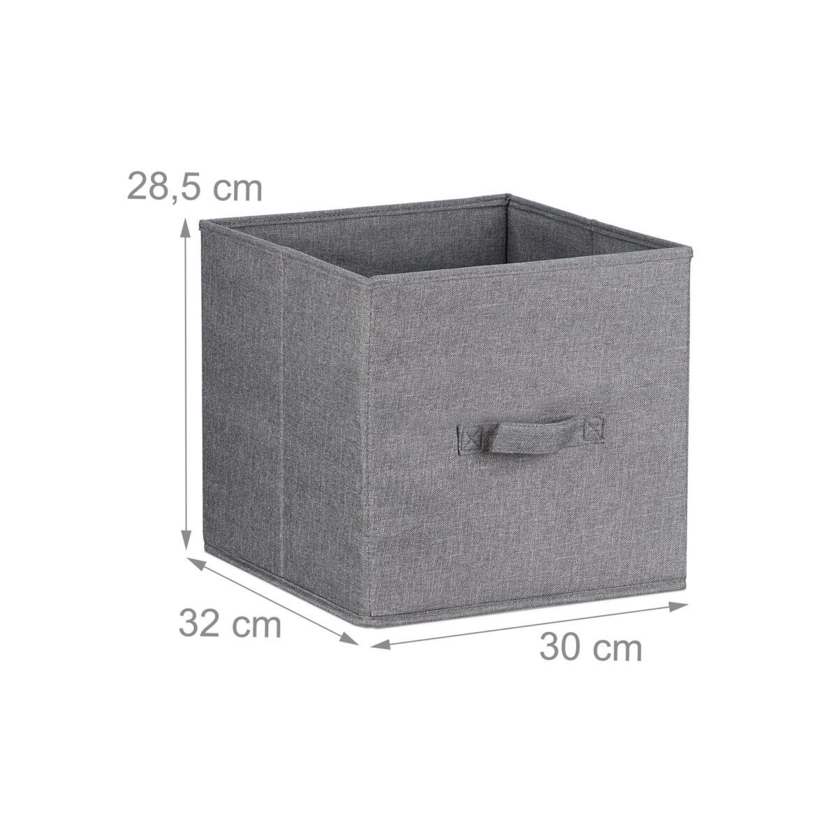 Banca pentru copii cu spatiu de depozitare si cutii textile – alb/gri, 99x35x54 cm - imagine 5