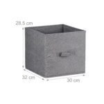 Banca pentru copii cu spatiu de depozitare si cutii textile – alb/gri, 99x35x54 cm - imagine 5
