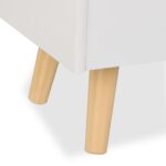 Cufar alb pentru jucarii - Design nor, din lemn și MDF – Cutie jucării - imagine 6