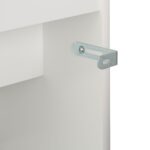 Raft pentru copii cu cutie de jucarii – alb, MDF, 69,5x50,5x28 cm - imagine 6
