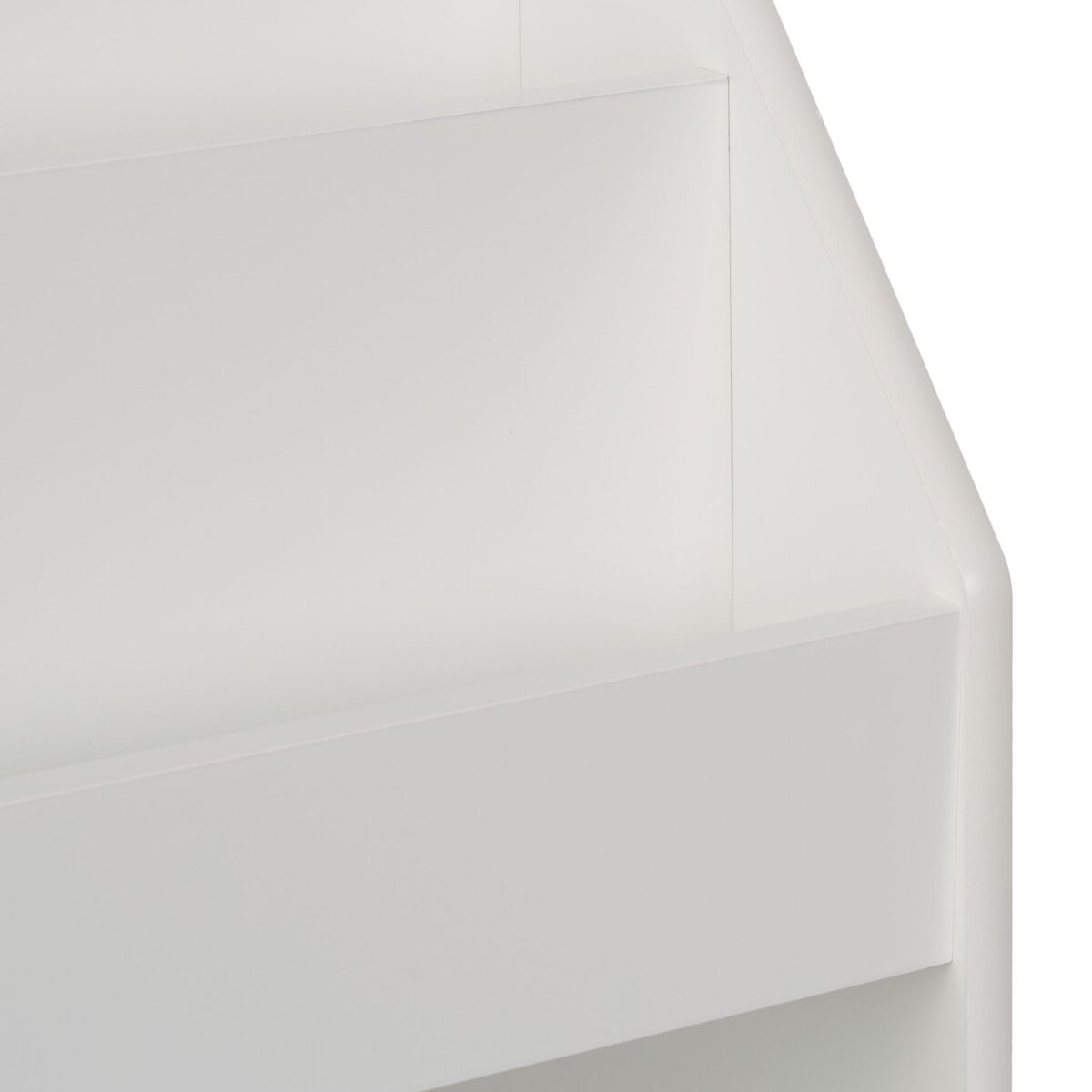 Raft pentru copii cu cutie de jucarii – alb, MDF, 69,5x50,5x28 cm - imagine 8