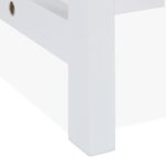 Masa si 2 Scaune pentru Copii, cu Blat din Lemn si Design Modern, Alb-Natur, Mobilier camera copiilor - imagine 8