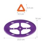 Set cuburi magnetice pentru copii – 68 piese colorate, ABS, Joc Constructie 3D - imagine 6