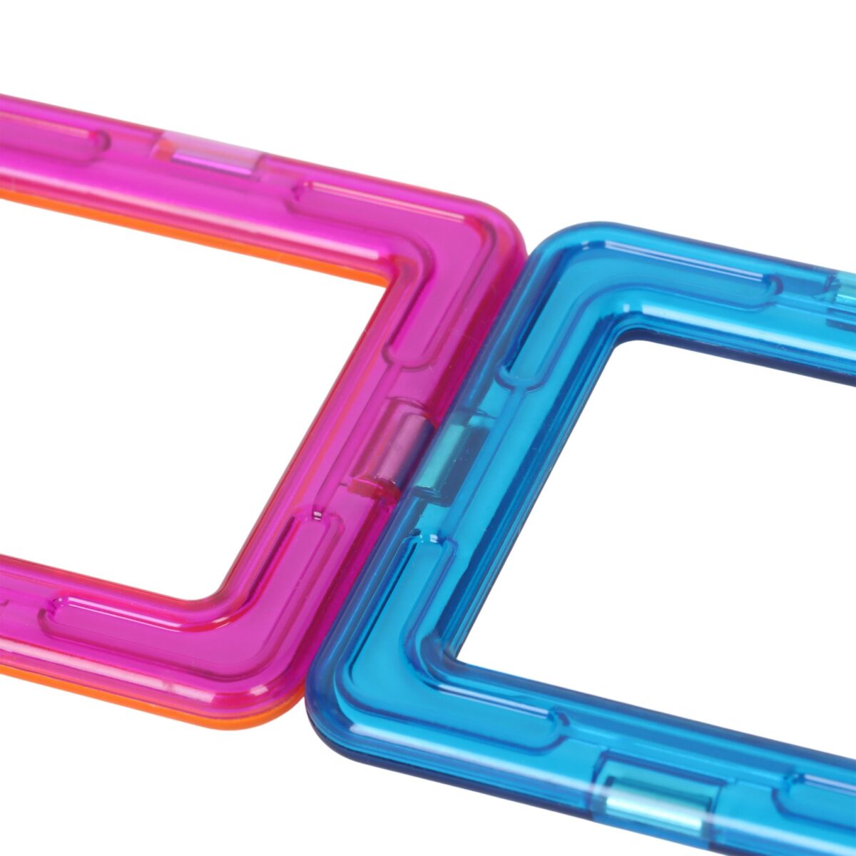 Set cuburi magnetice pentru copii – 136 piese colorate, ABS, Joc Constructie 3D - imagine 9