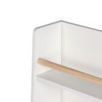 Raft pentru copii pentru cărți și jucării – alb-natur, 2 în 1 - imagine 7