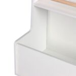 Raft pentru copii pentru cărți și jucării – alb-natur, 2 în 1 - imagine 6